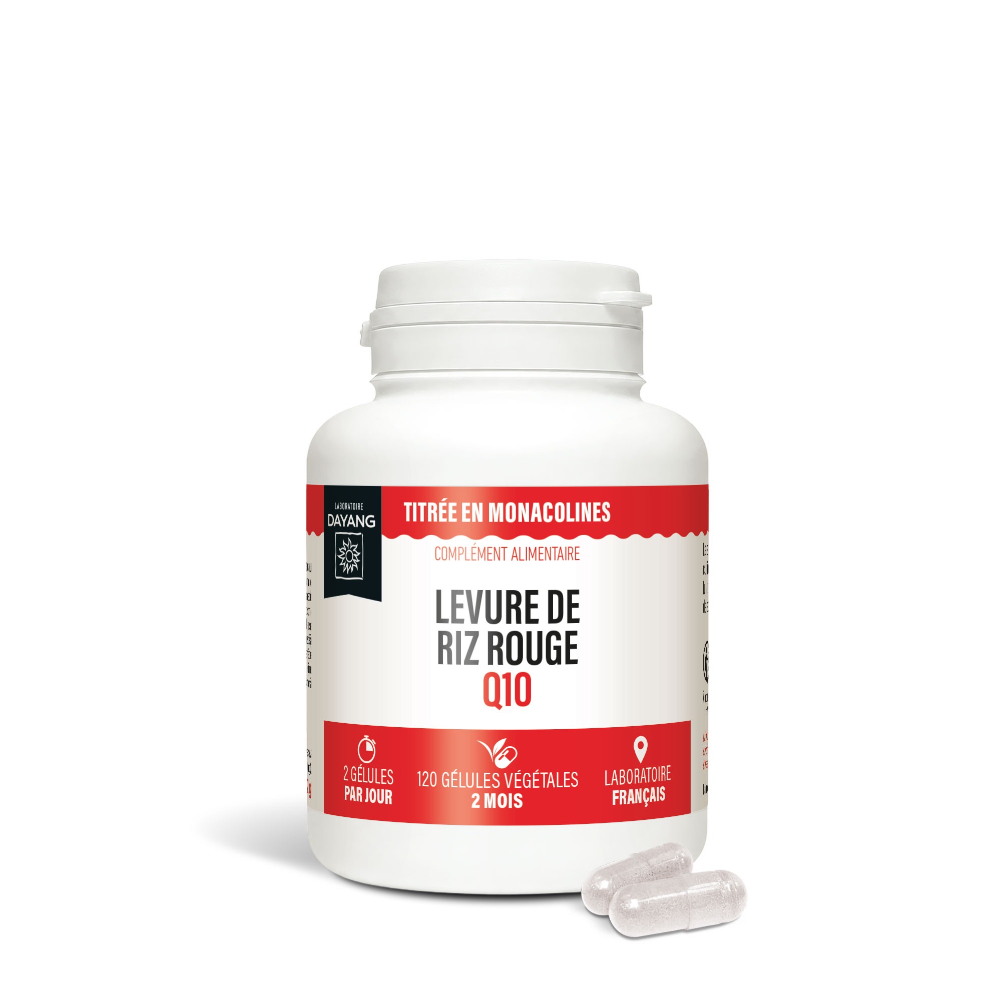 Levure de riz rouge 2,9 mg + Q10
